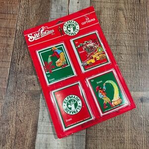 Vintage 1985 Santa Claus the Movie Gift Tags Elf Made Sealed Christmas Retro